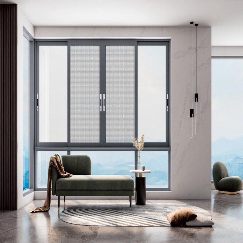 aluminum sliding window
