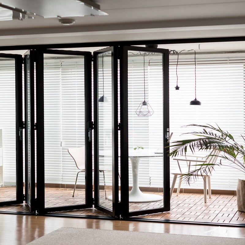 aluminum folding door