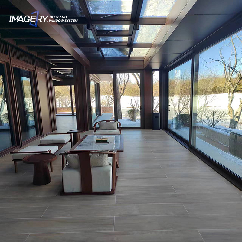 aluminum glass sunroom