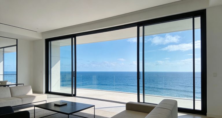 Panoramic sliding door