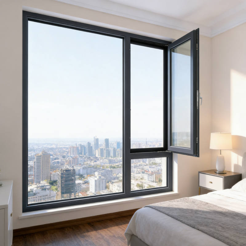 casement balcony window