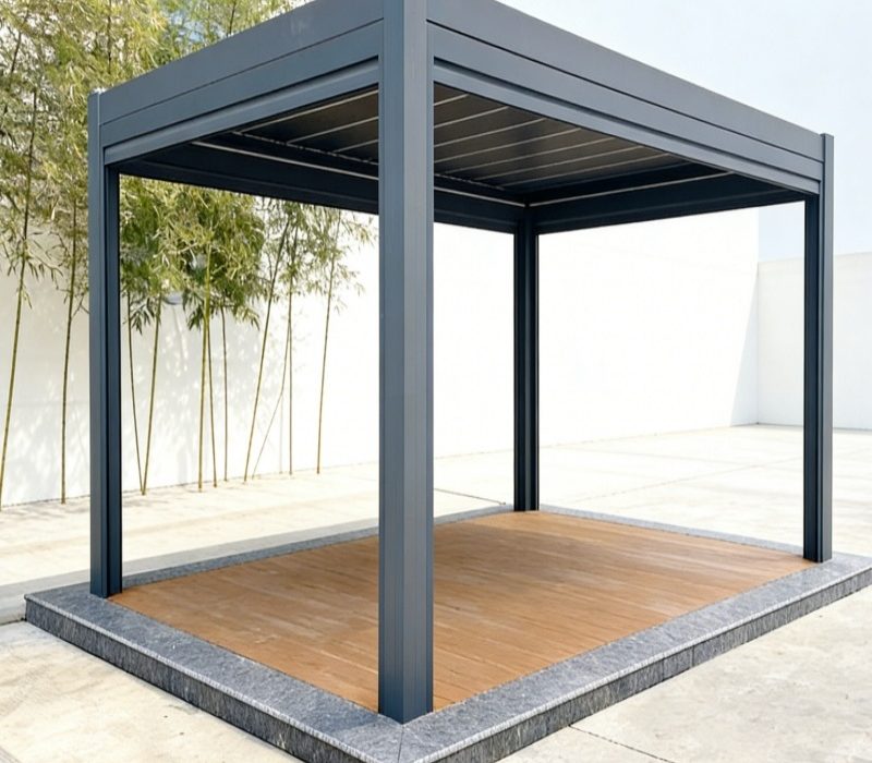 Aluminum pergola