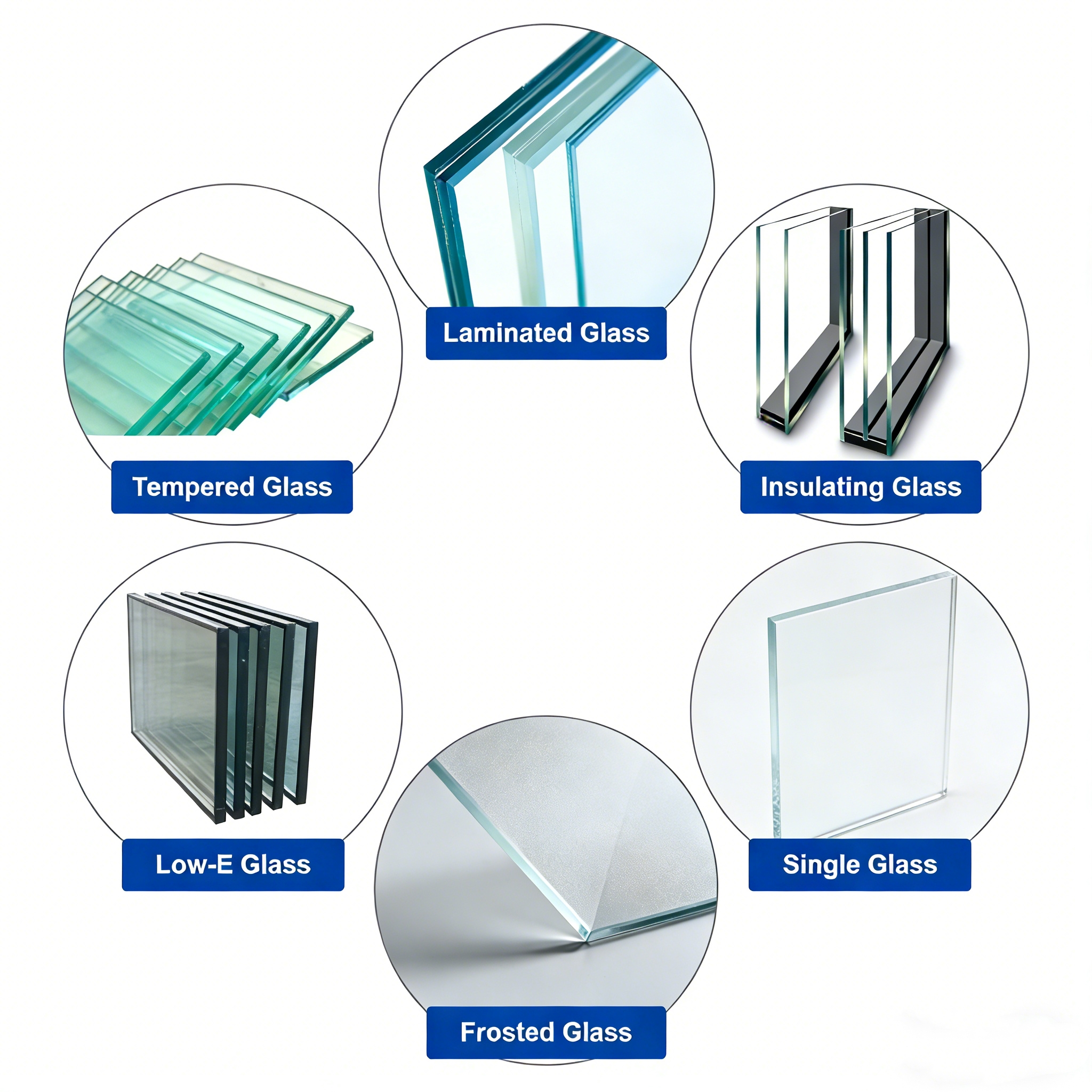 different type glass